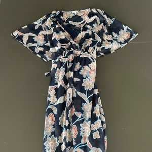 love, Fire Wrap Dress